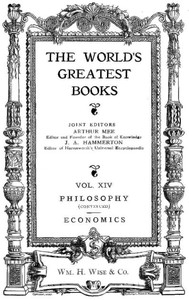 The World's Greatest Books — Volume 14 — Philosophy and Economics cover