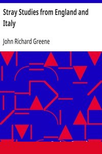 Stray Studies from England and Italy cover