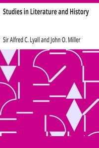 Studies in Literature and History cover