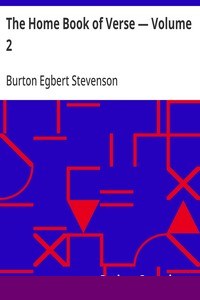 The Home Book of Verse — Volume 2 cover
