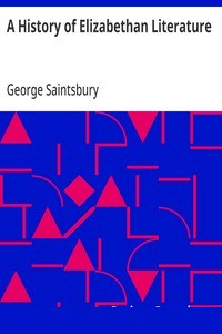 A History of Elizabethan Literature cover
