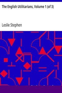 The English Utilitarians, Volume 1 (of 3) cover