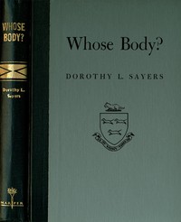 Whose Body? A Lord Peter Wimsey Novel cover
