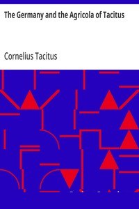The Germany and the Agricola of Tacitus cover