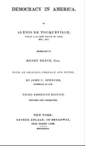 Democracy in America — Volume 1 cover