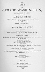 The Life of George Washington, Volume 2 cover